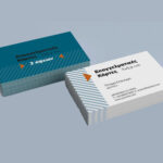 Επαγγελματικές κάρτες διπλής όψης με gloss πλαστικοποίηση