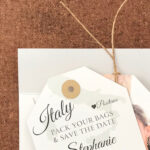 Save the Date Travel label